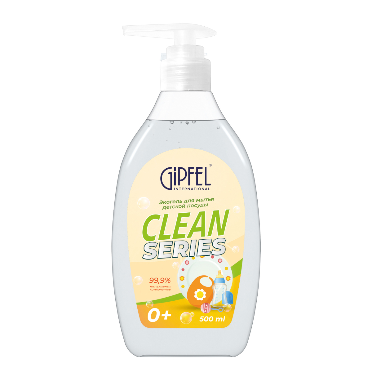 Экогель для мытья детской посуды Gipfel Clean Series 52303 500 мл фото