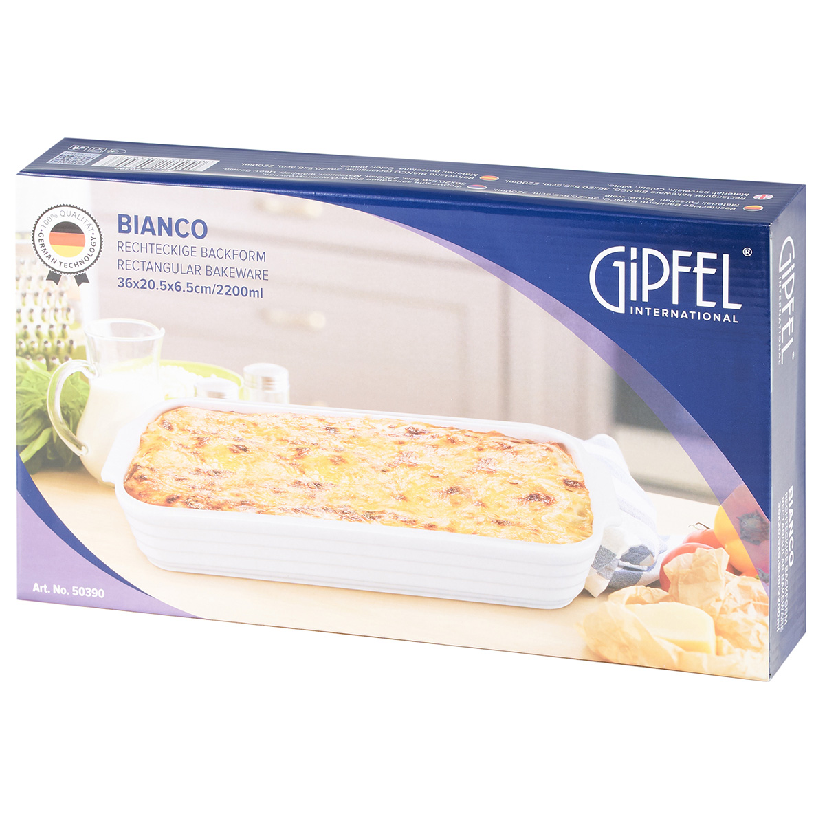 Форма для запекания Gipfel Bianco 50390 2,2 л/36х20,5x6,5 см фото