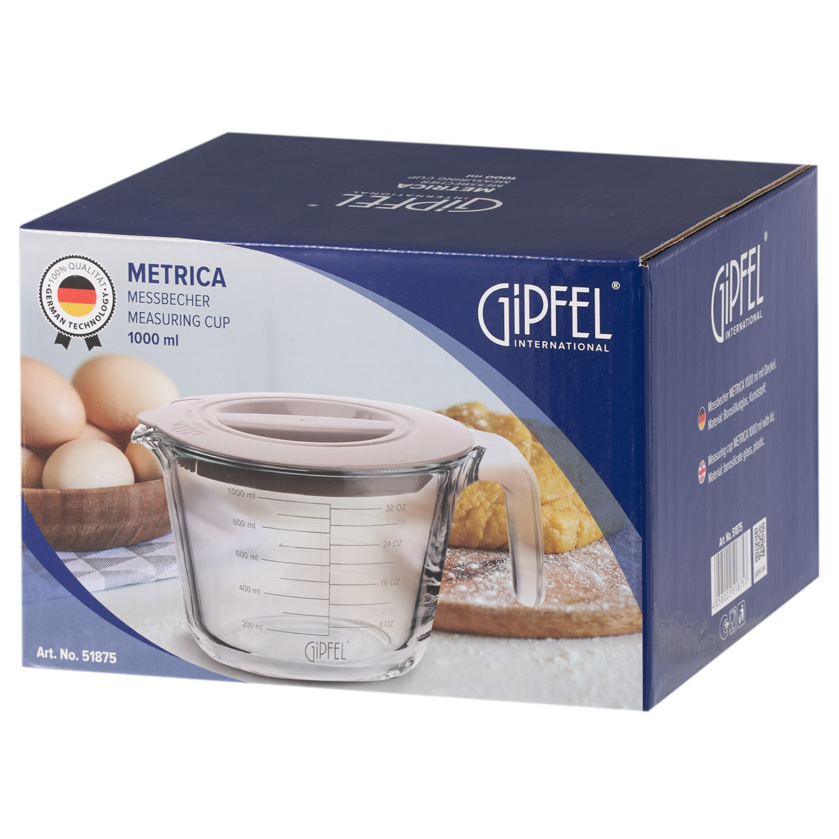 Стакан мерный Gipfel Metrica 51875 1000 мл фото