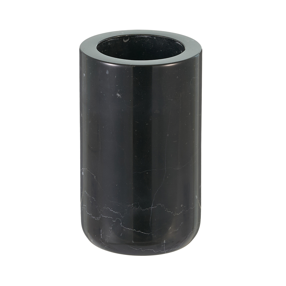 Стакан для зубных щеток Gipfel Marble Nero 43430 12x7 см фото