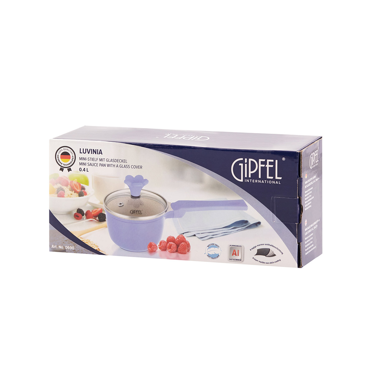 Ковш алюминиевый Gipfel Luvinia 0690 10 см/0,4 л фото