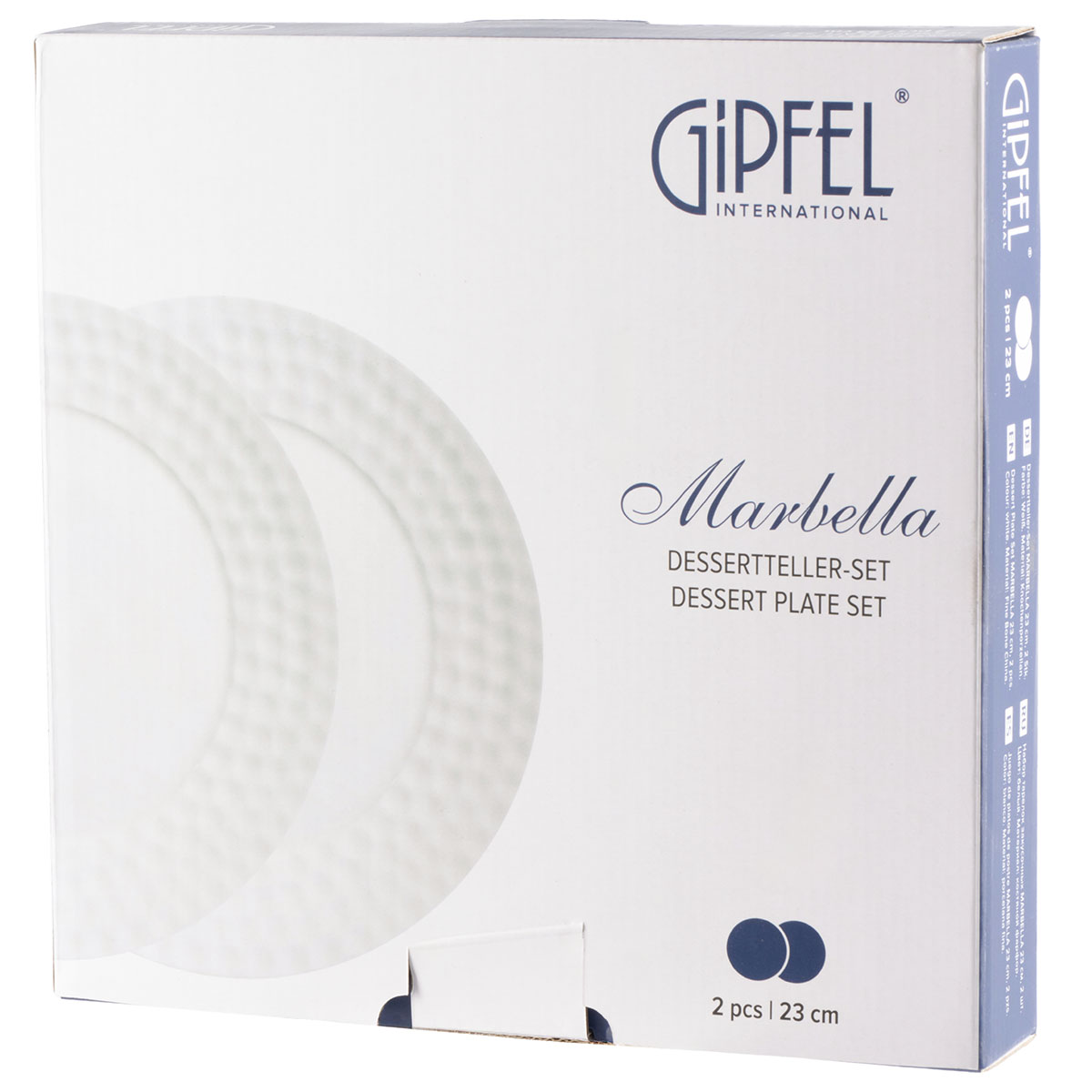 Набор закусочных тарелок Gipfel Marbella 51715 23 см 2 предмета фото
