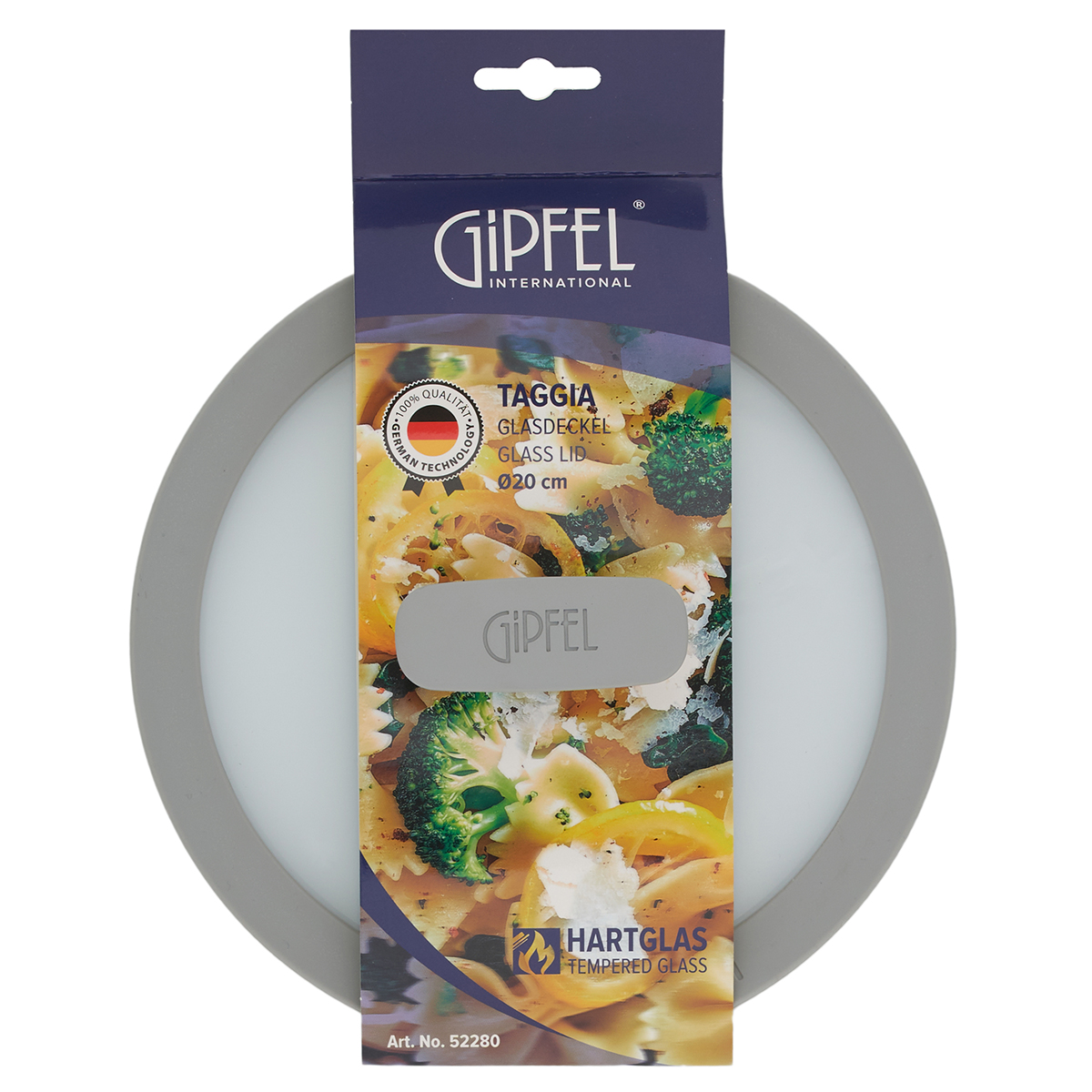 Крышка стеклянная Gipfel Taggia 52280 20 см фото
