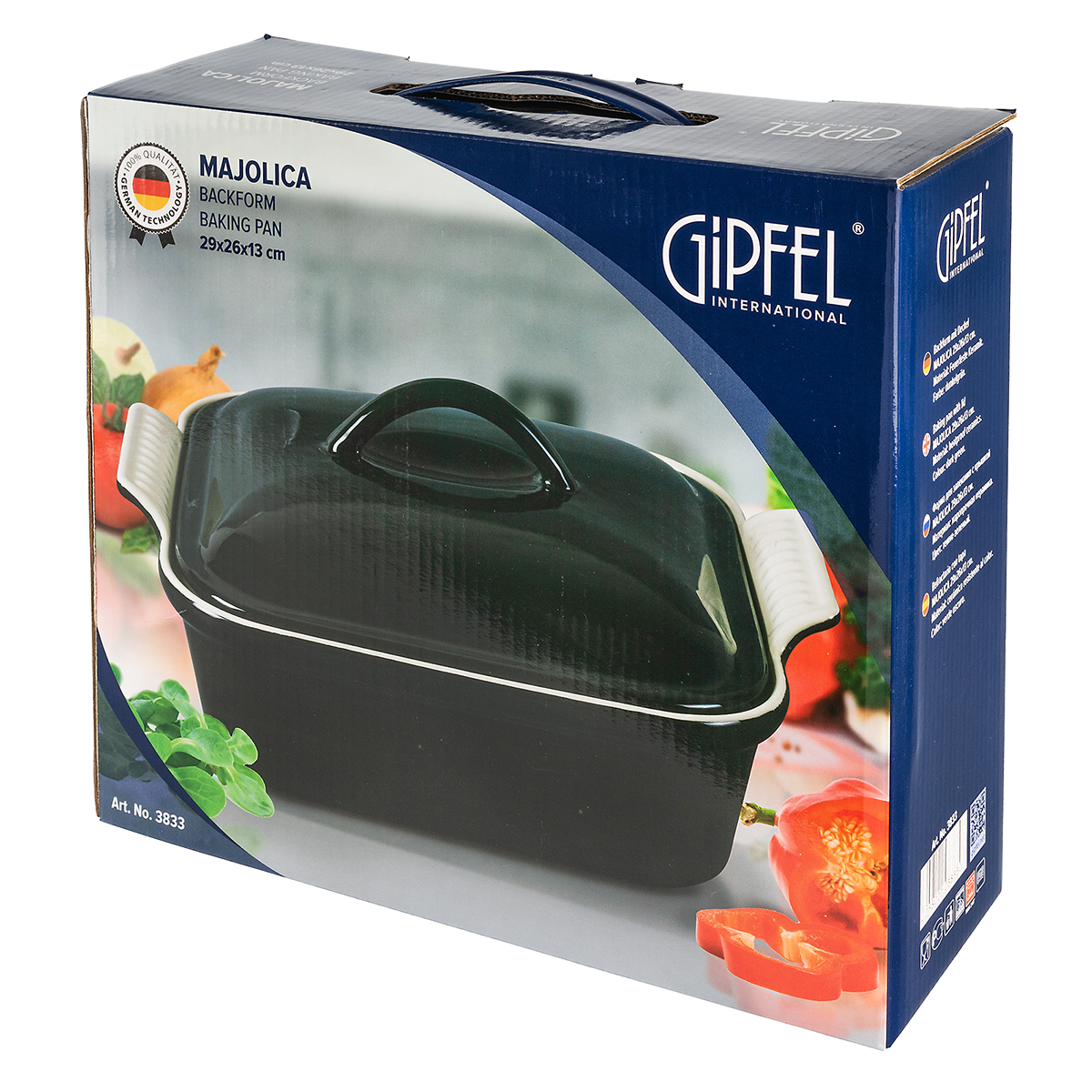 Форма для запекания Gipfel Majolica 3833 2,6 л/29x26x13 см фото