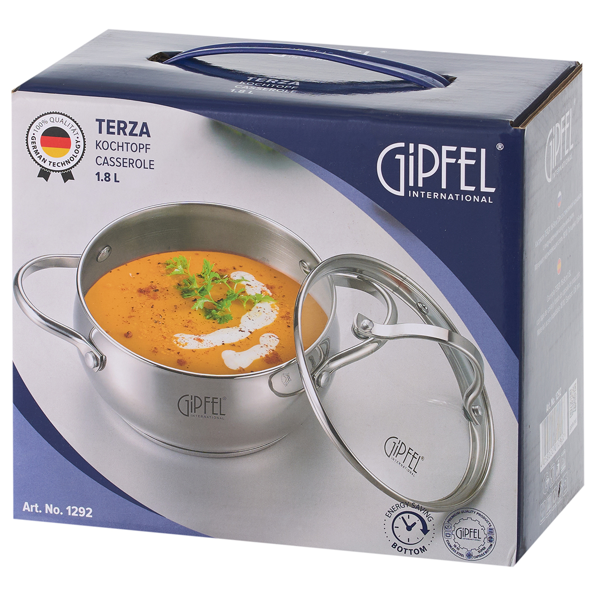 картинка 1292 GIPFEL Кастрюля TERZA 1.8 л от магазина Gipfel