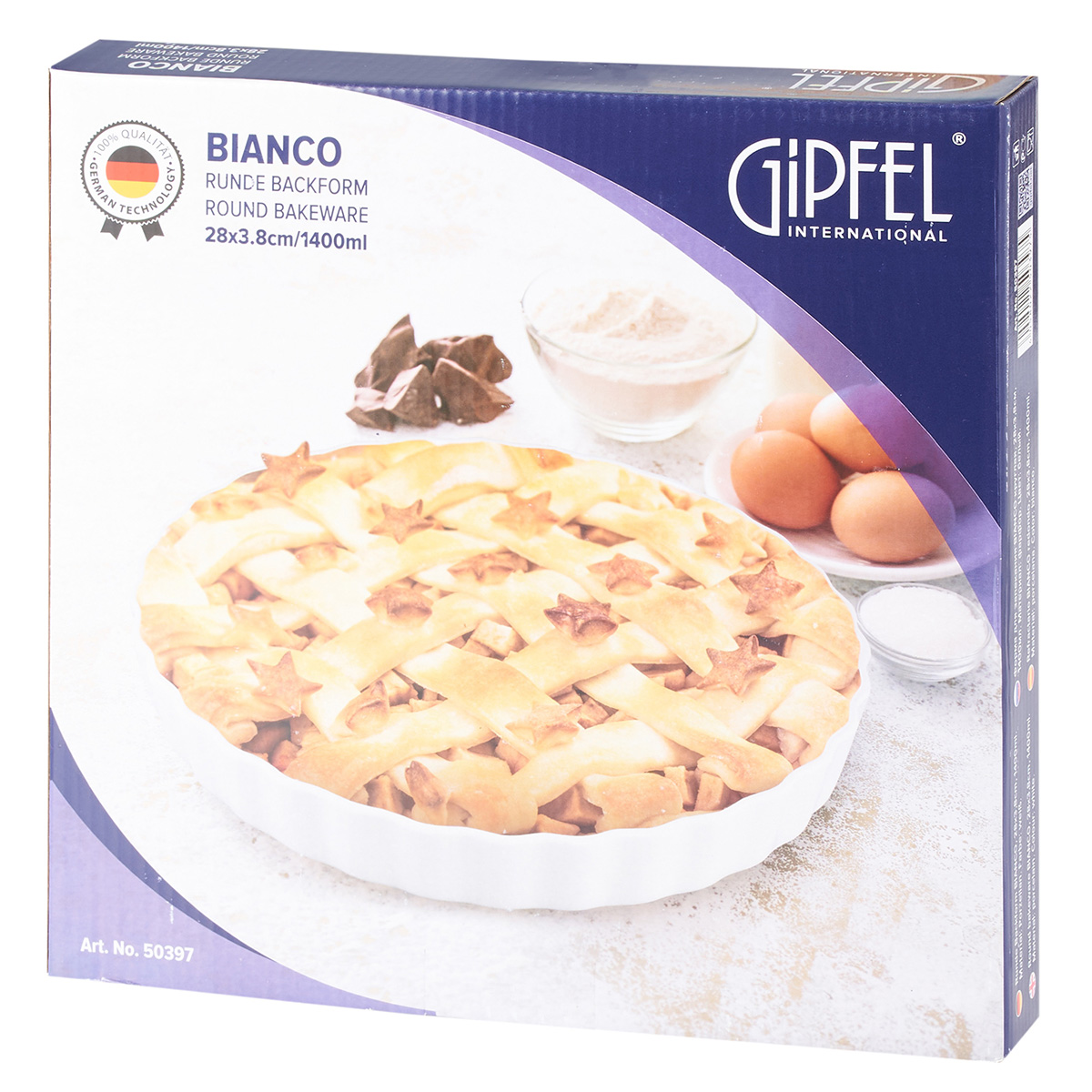 Форма для запекания Gipfel Bianco 50397 1,4 л/28x3,8 см фото