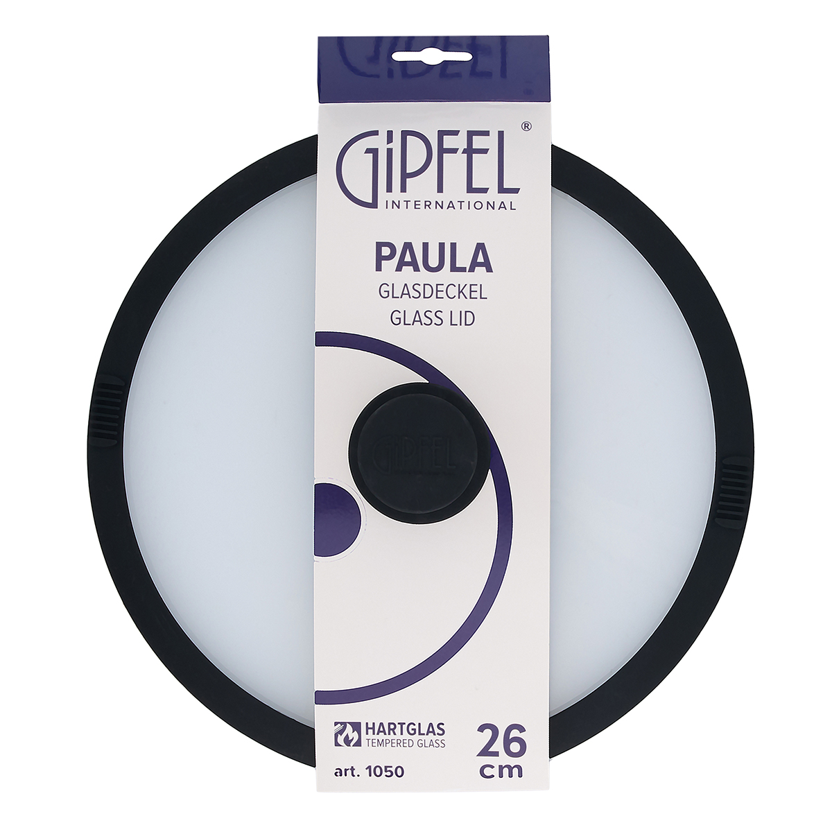 Крышка стеклянная Gipfel Paula 1050 26 см фото
