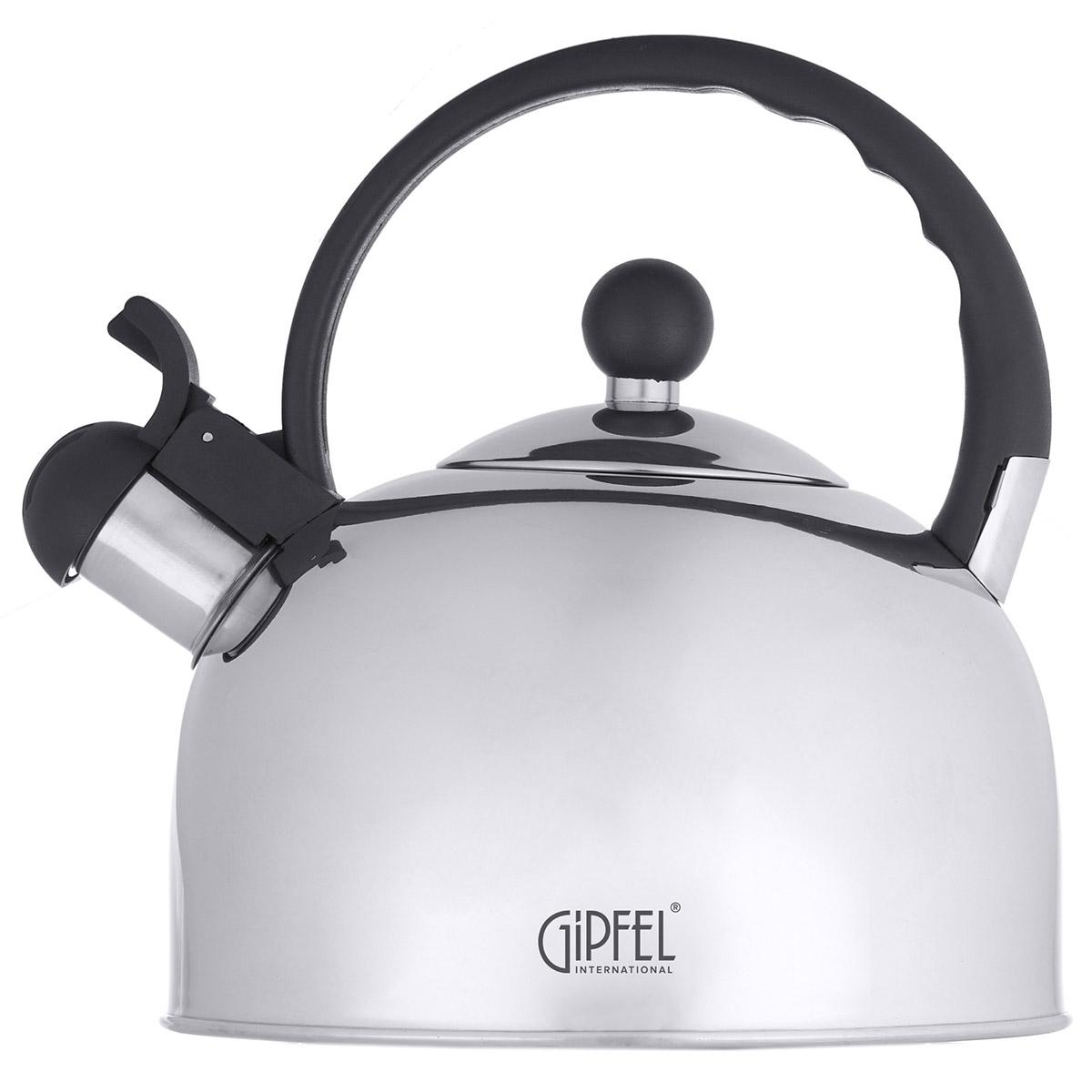 картинка 8598 GIPFEL Чайник для кипячения ESTELLA 2.5 л. Материал: нержавеющая сталь 18/10. Материал ручки: бакелит. Индукционное дно. от магазина Gipfel
