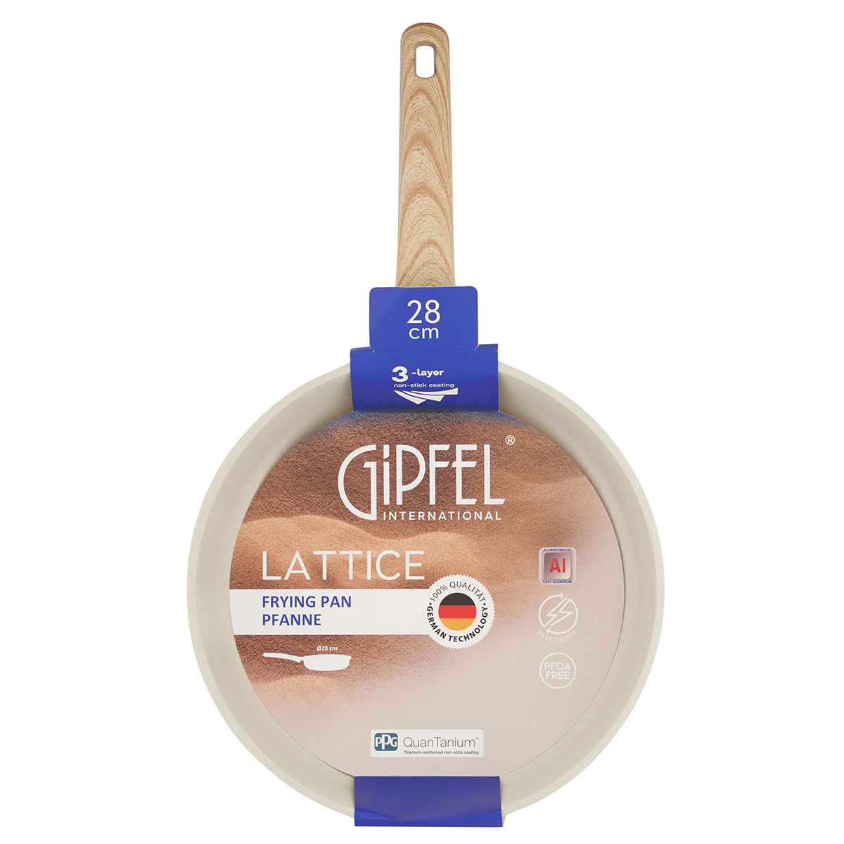 Алюминиевая сковорода Gipfel Lattice 52657 28 см фото