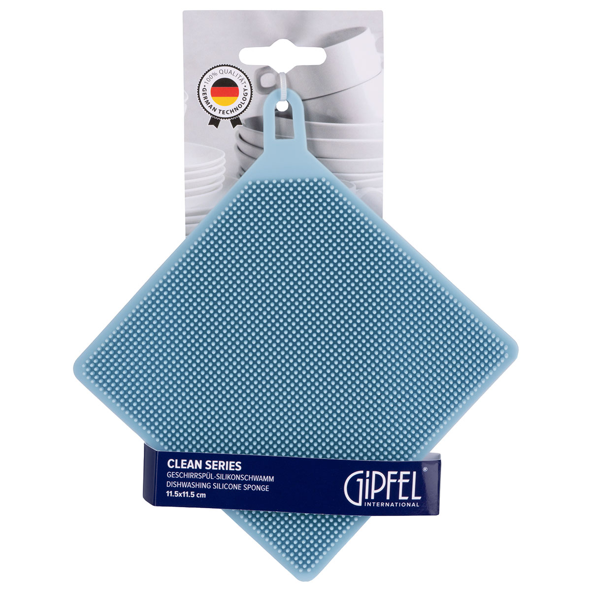 Губка силиконовая Gipfel Clean Series 51851 11,5х11,5 см фото