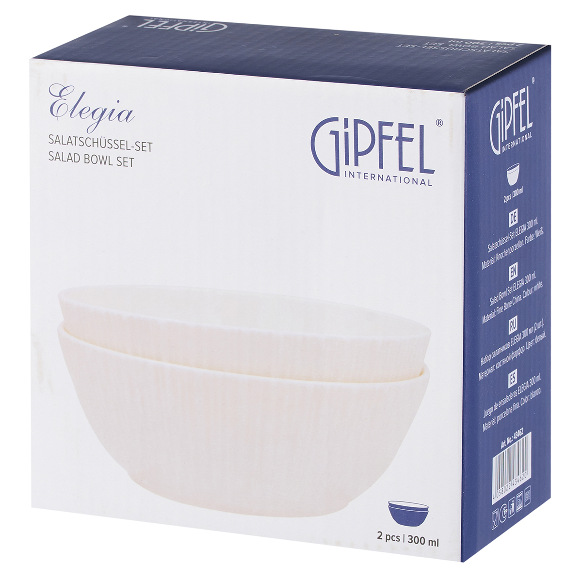 Набор салатников Gipfel Elegia 43462 300 мл фото
