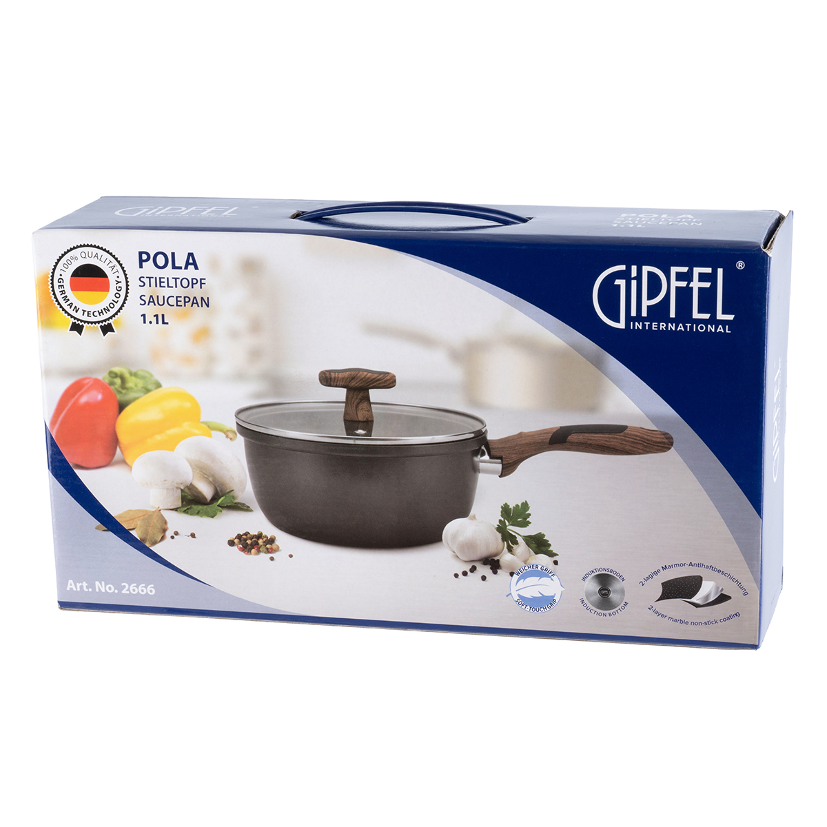 Ковш алюминиевый Gipfel Pola 2666 16 см/1,1 л фото