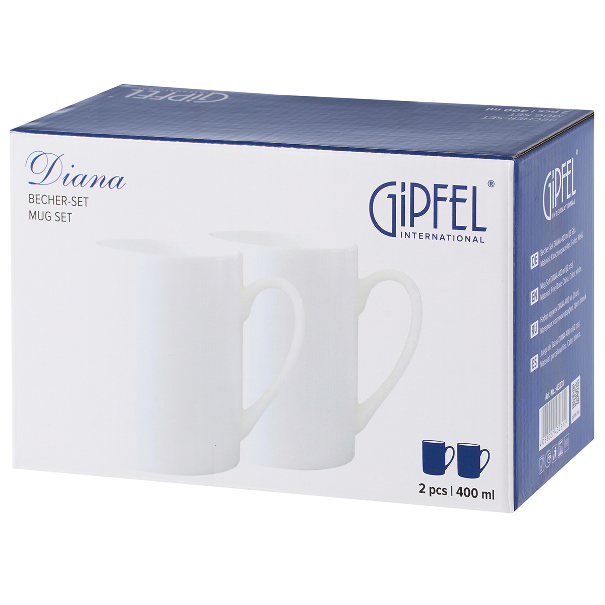 Набор кружек Gipfel Diana 43231 400 мл фото