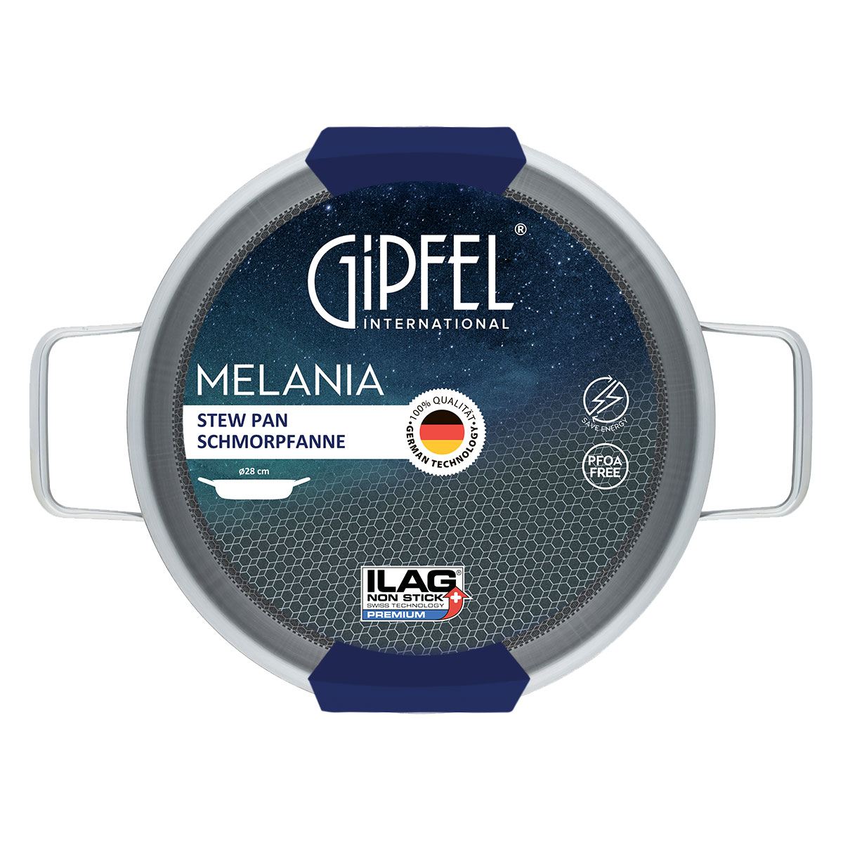 Сотейник из нержавеющей стали Gipfel Melania 52109 28 см фото