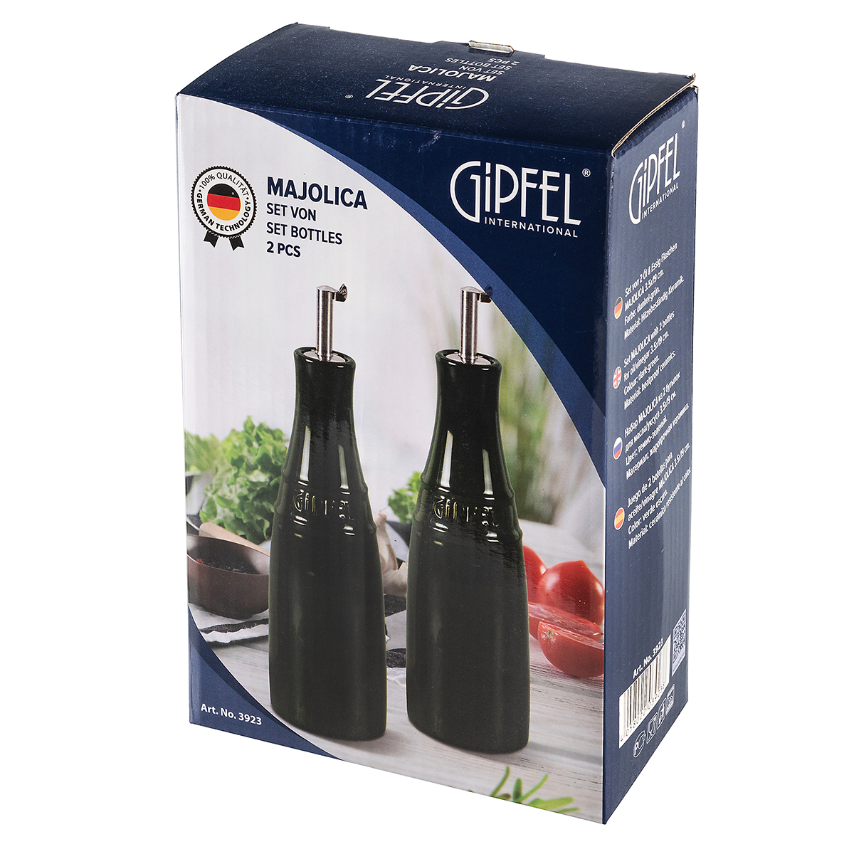 Набор бутылок для масла и уксуса Gipfel Majolica 3923 фото