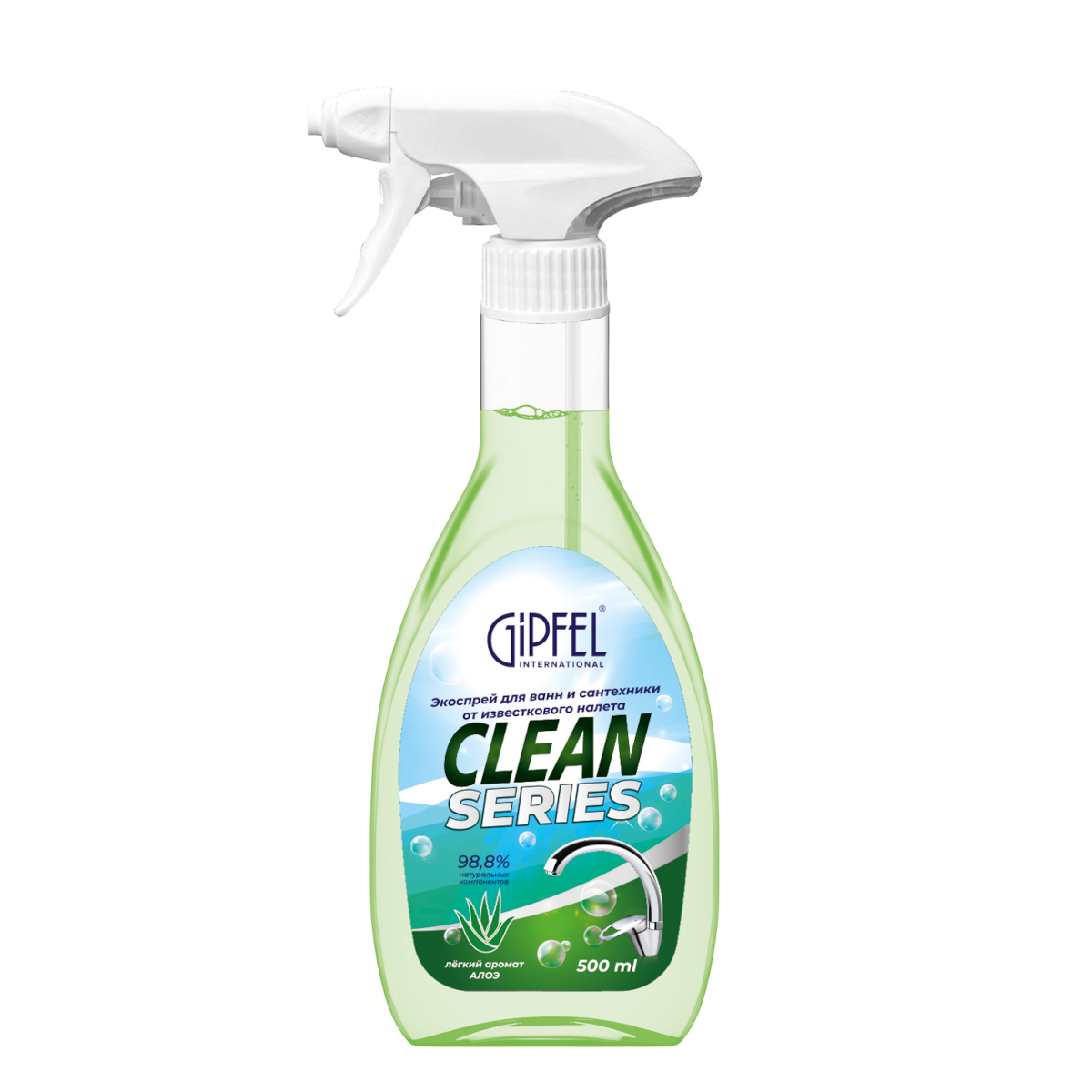 Экоспрей для ванн и сантехники Gipfel Clean Series от известкового налета 52305 500 мл фото