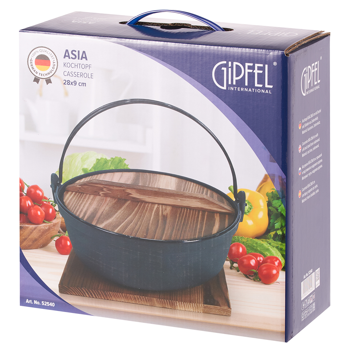 Чугунная кастрюля Gipfel Asia 52540 28 см/3 л фото
