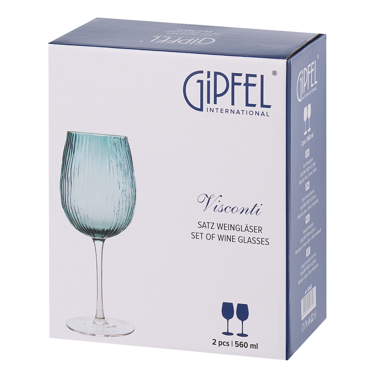 Набор бокалов Gipfel Visconti 52622 560 мл 2 предмета фото