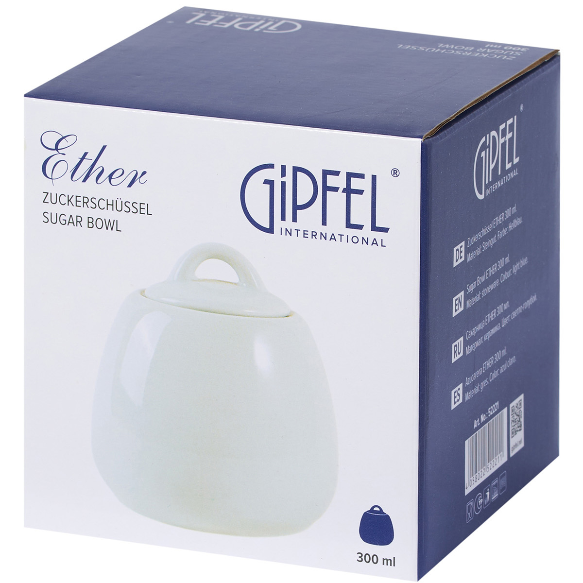Сахарница Gipfel Ether 52221 300 мл фото