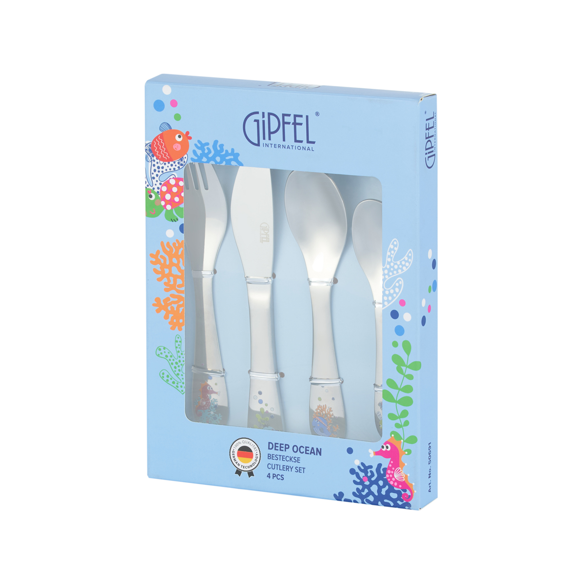 Набор столовых приборов Gipfel Deep Ocean 50691 4 предмета фото