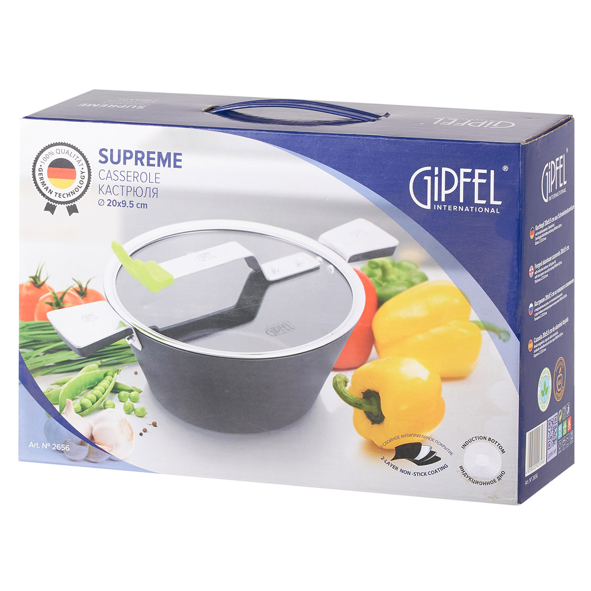 Алюминиевая кастрюля Gipfel Supreme 2656 20 см/1,7 л фото