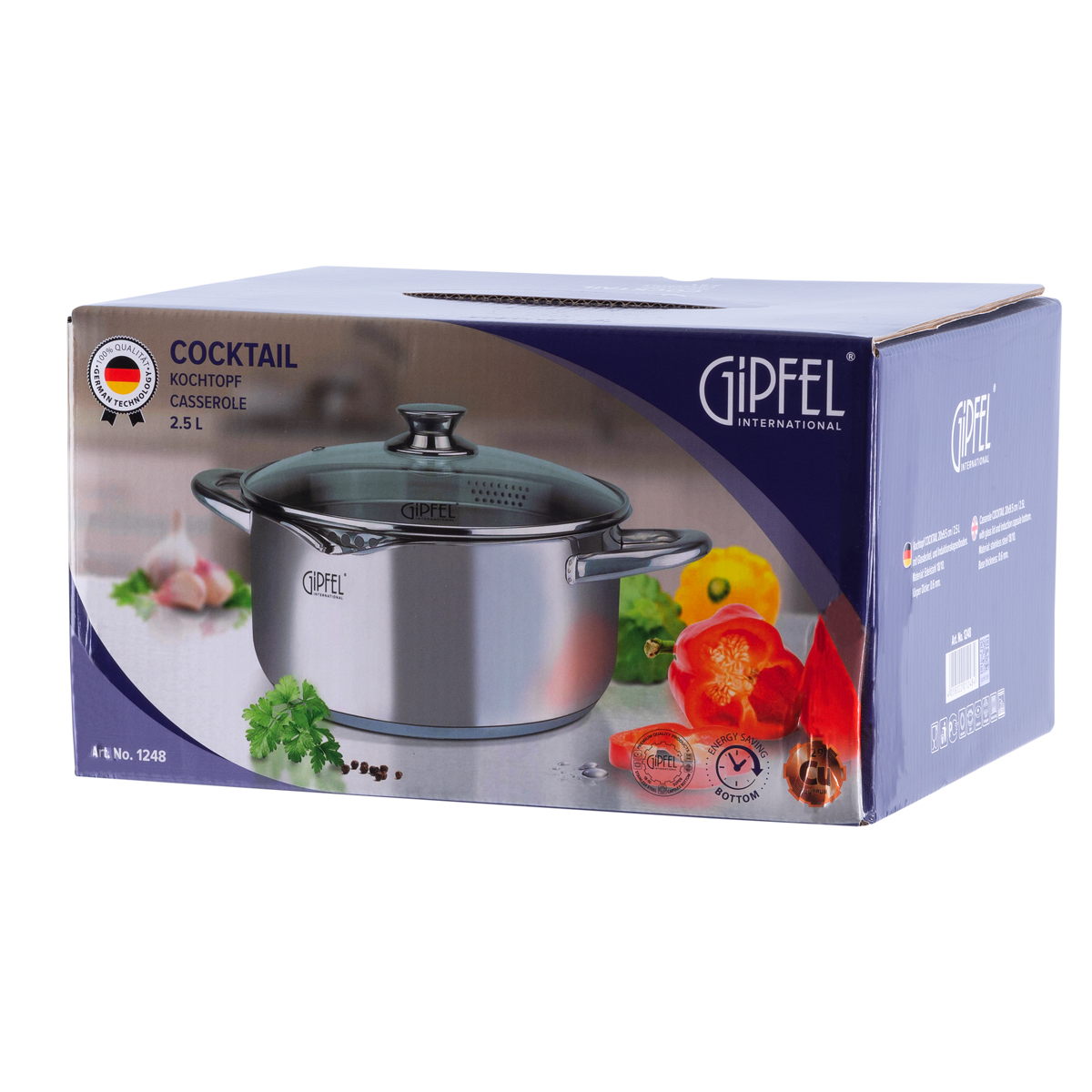 картинка 1248 GIPFEL Кастрюля COCKTAIL 3.0 л от магазина Gipfel