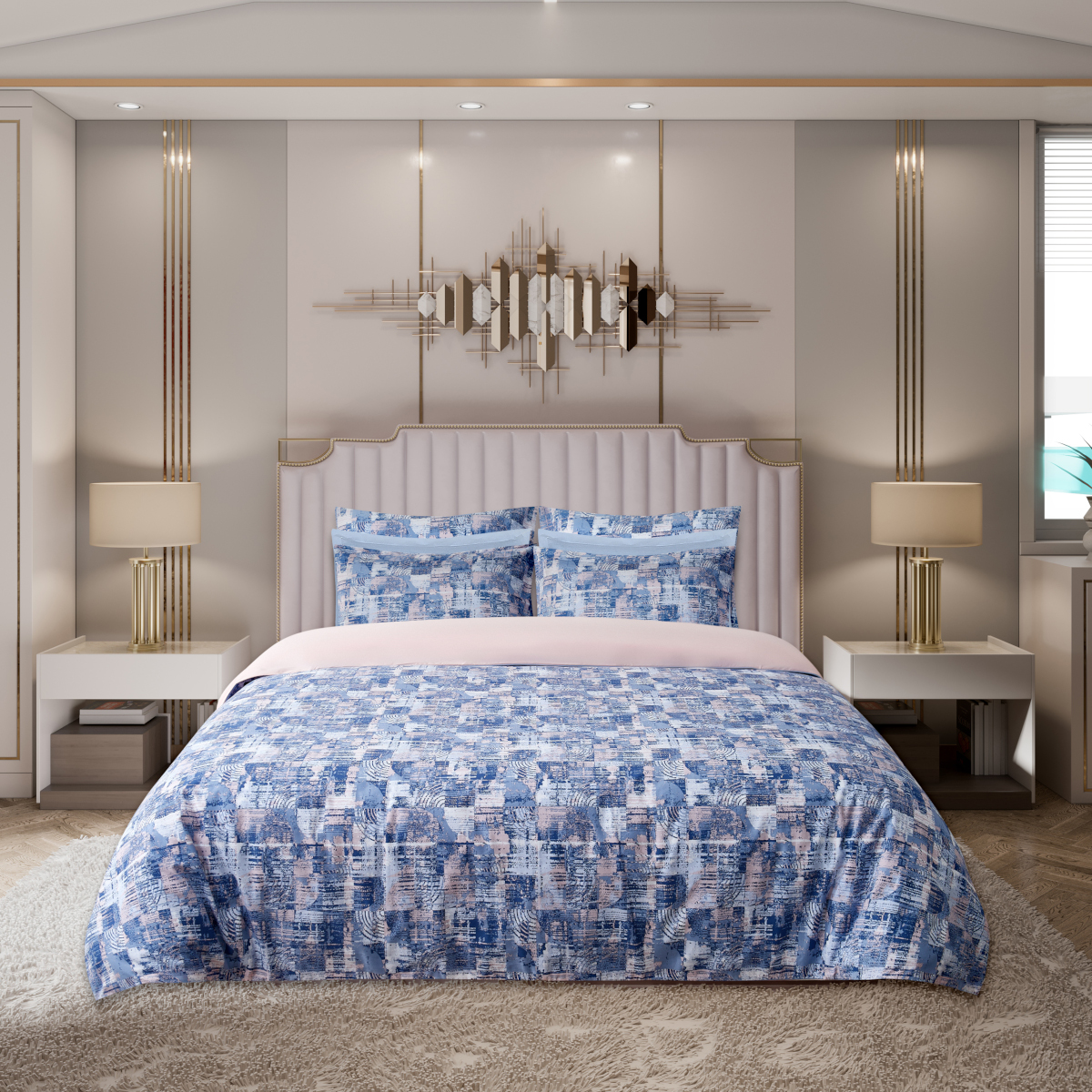Комплект постельного белья двуспальный евро Gipfel Atlantica 42721 фото
