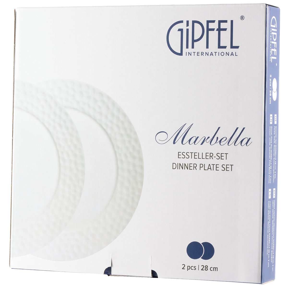 Набор обеденных тарелок Gipfel Marbella 51714 28 см 2 предмета фото