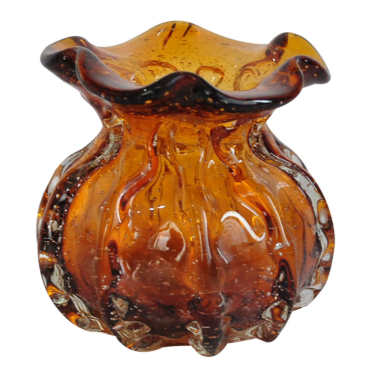 Ваза Gipfel Amber 43169 12х12 см фото