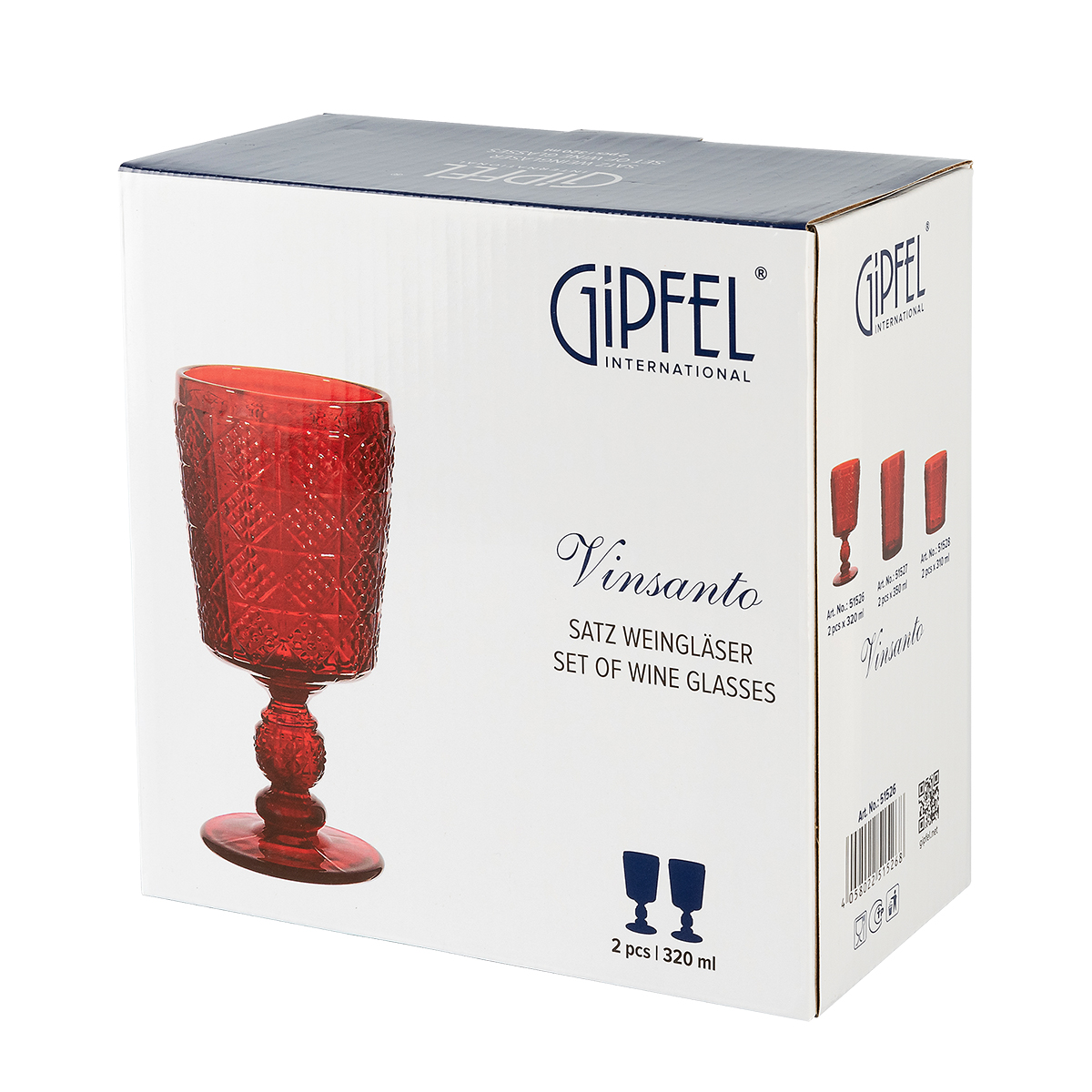 Набор бокалов Gipfel Vinsanto 51526 320 мл 2 предмета фото