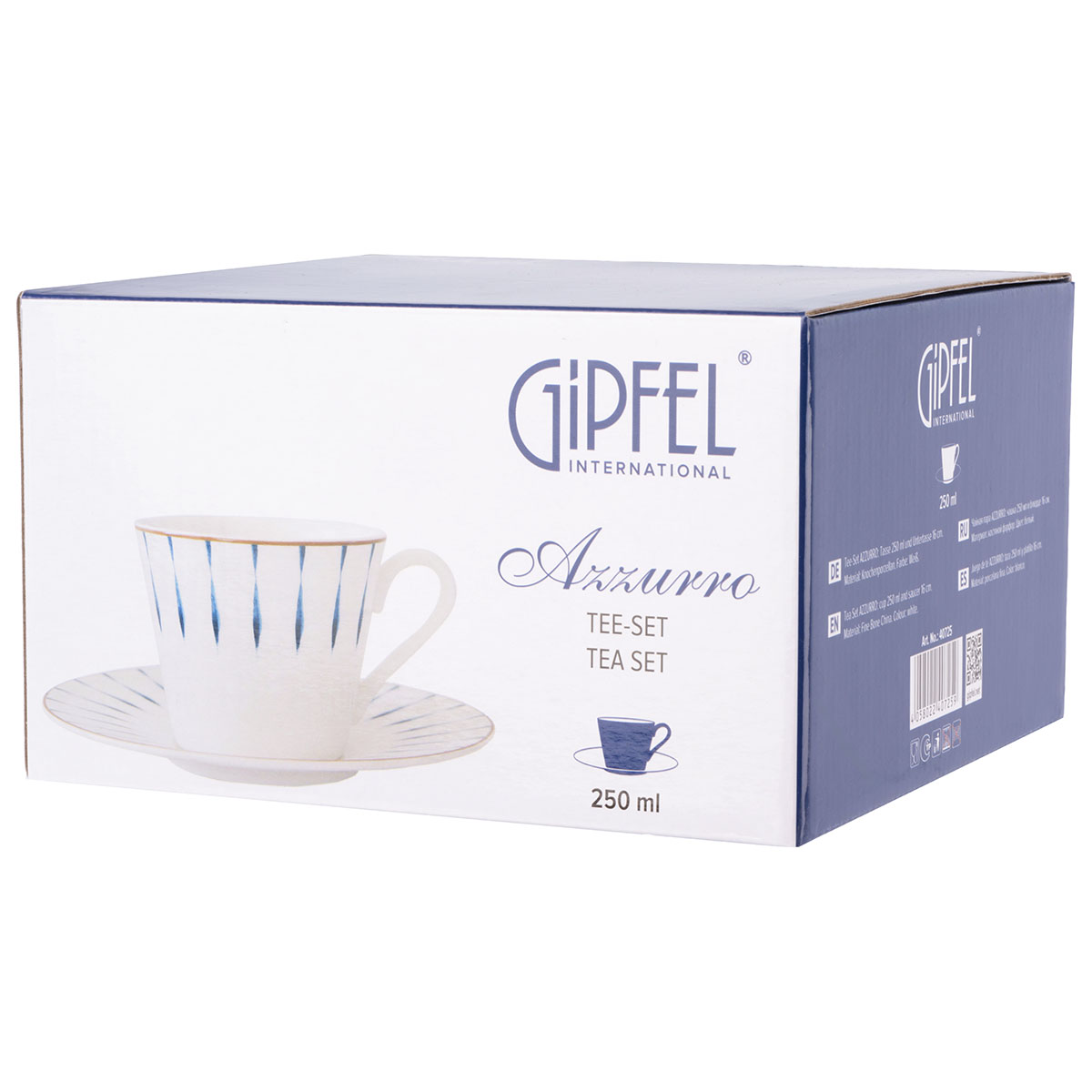Чайная пара Gipfel Azzurro 40725 2 предмета фото