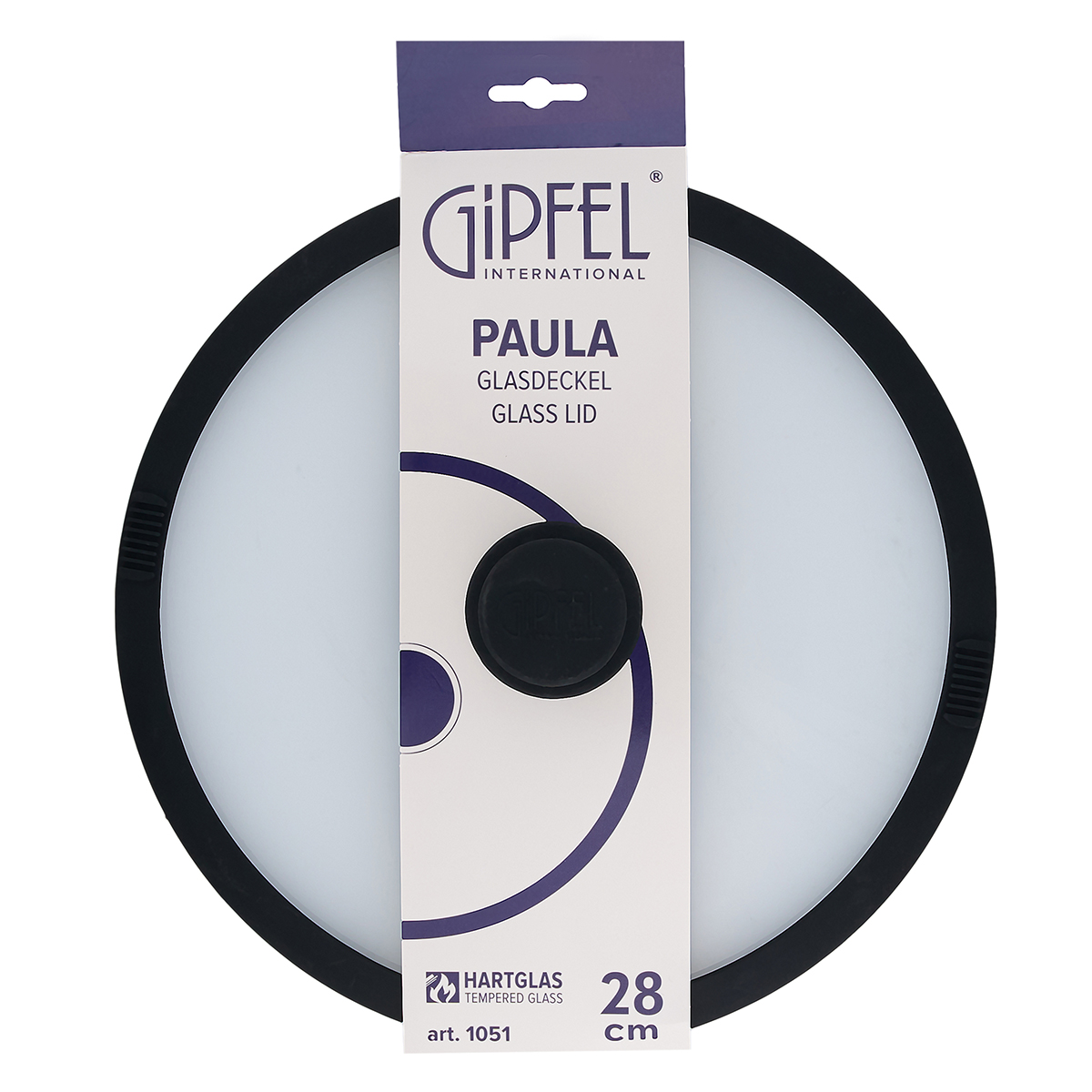 Крышка стеклянная Gipfel Paula 1051 28 см фото