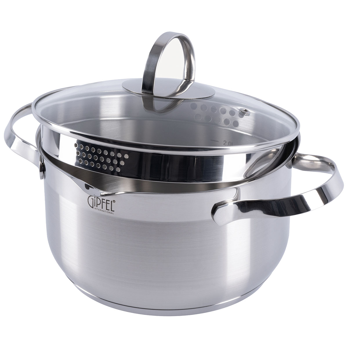 Кастрюля из нержавеющей стали Gipfel Benita 2270 18 см/1,9 л фото