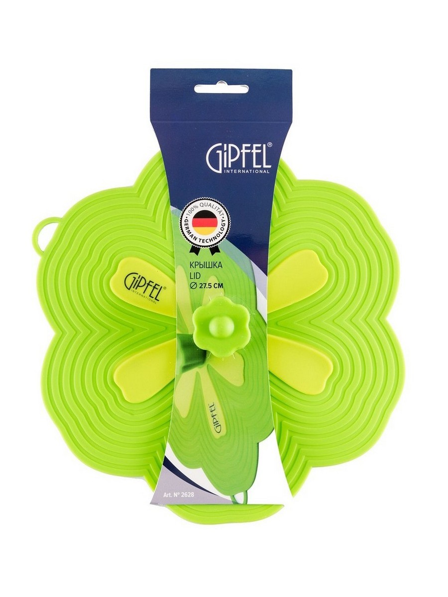 картинка 2628 GIPFEL Крышка силиконовая 27,5 см зеленая от магазина Gipfel