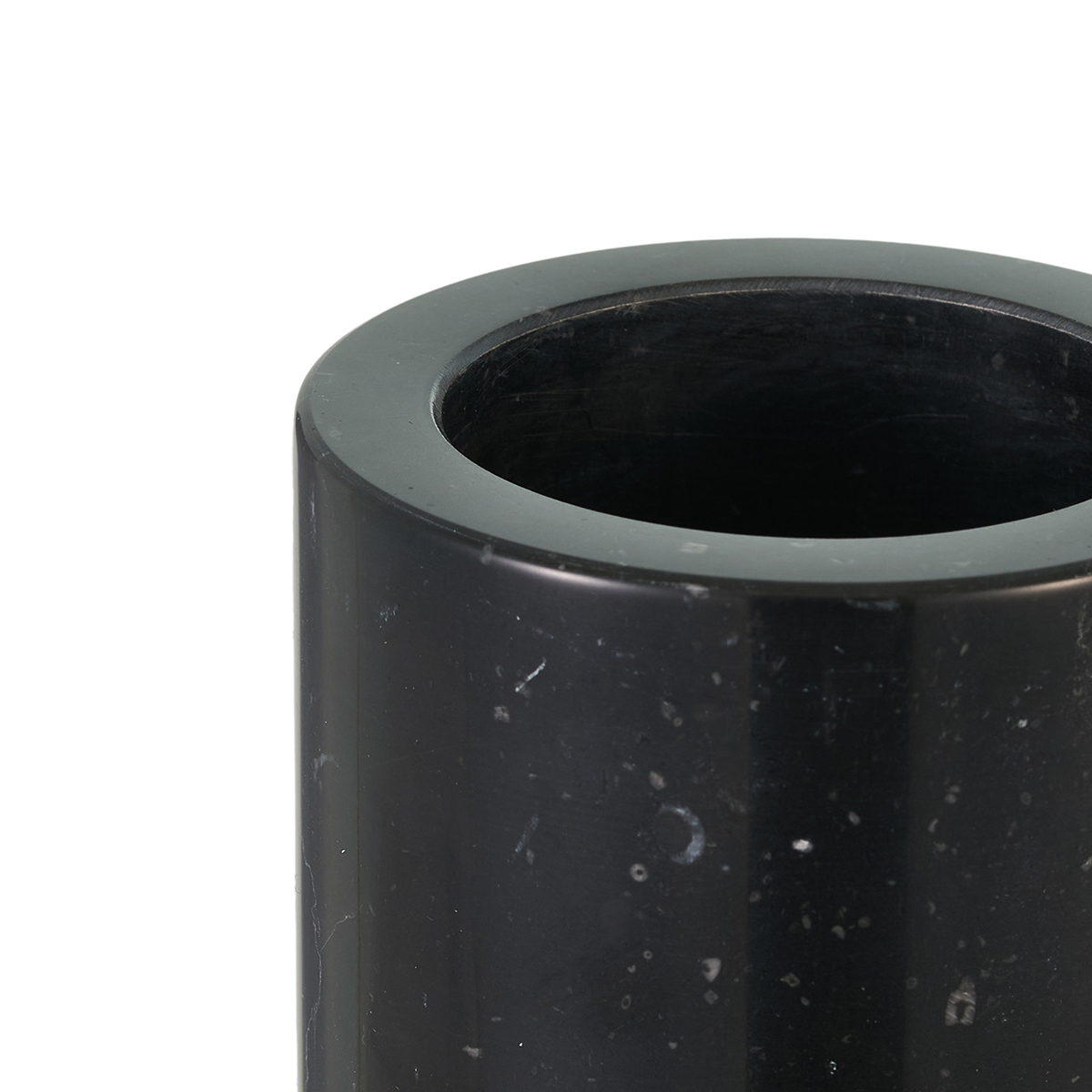 Стакан для зубных щеток Gipfel Marble Nero 43430 12x7 см фото