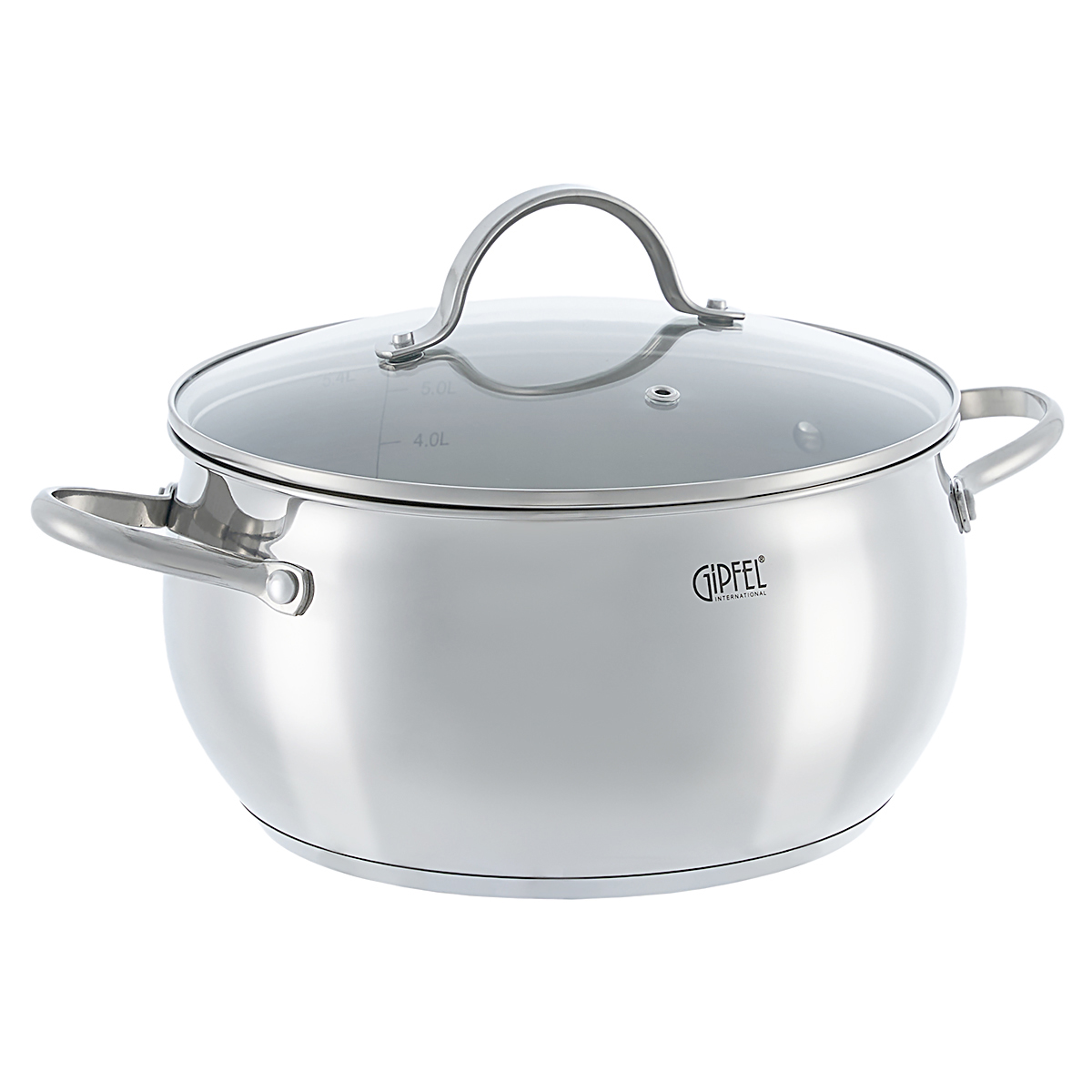 Кастрюля из нержавеющей стали Gipfel Terza 1294 24 см/5,4 л