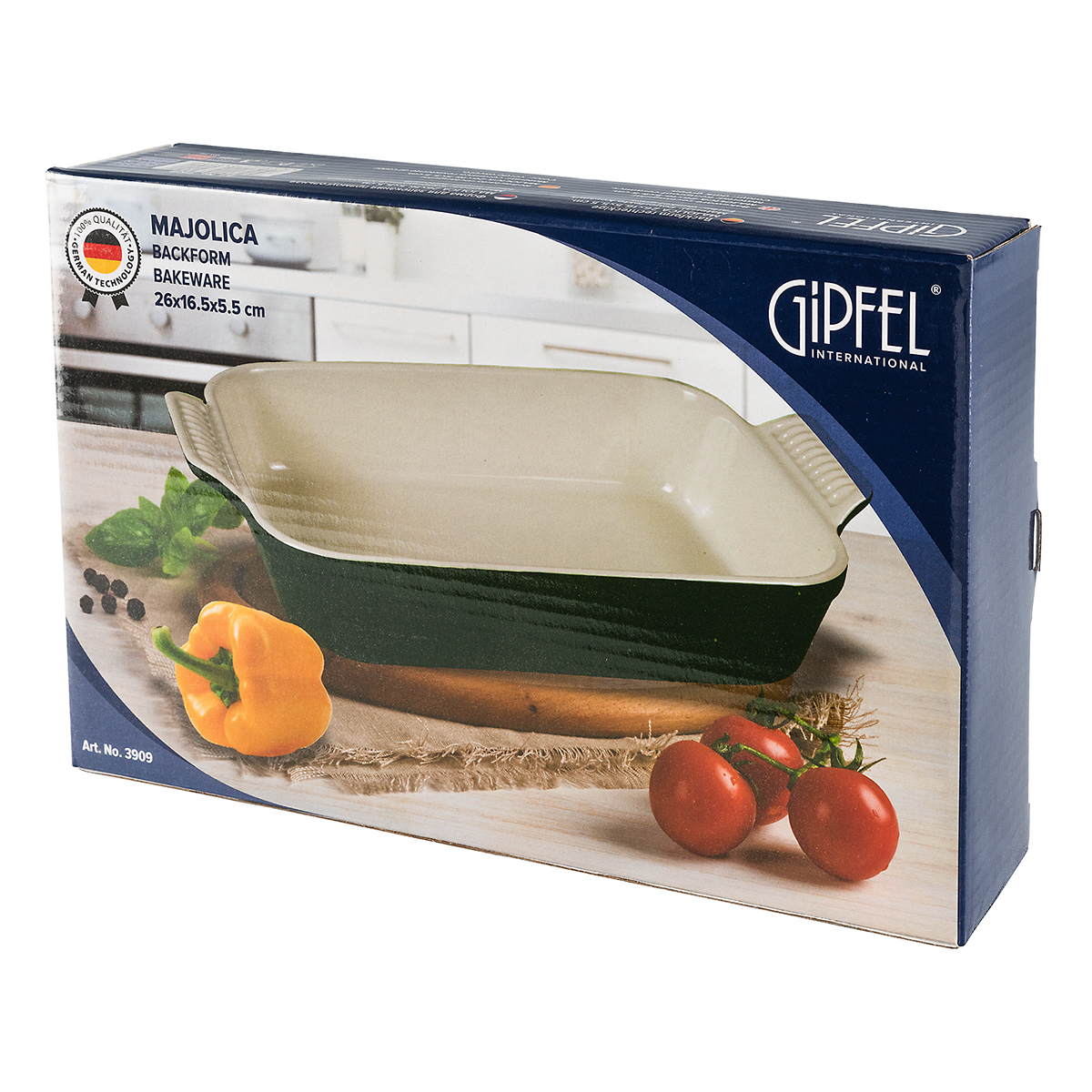 Форма для запекания Gipfel Majolica 3909 26x16,5x5,5 см фото