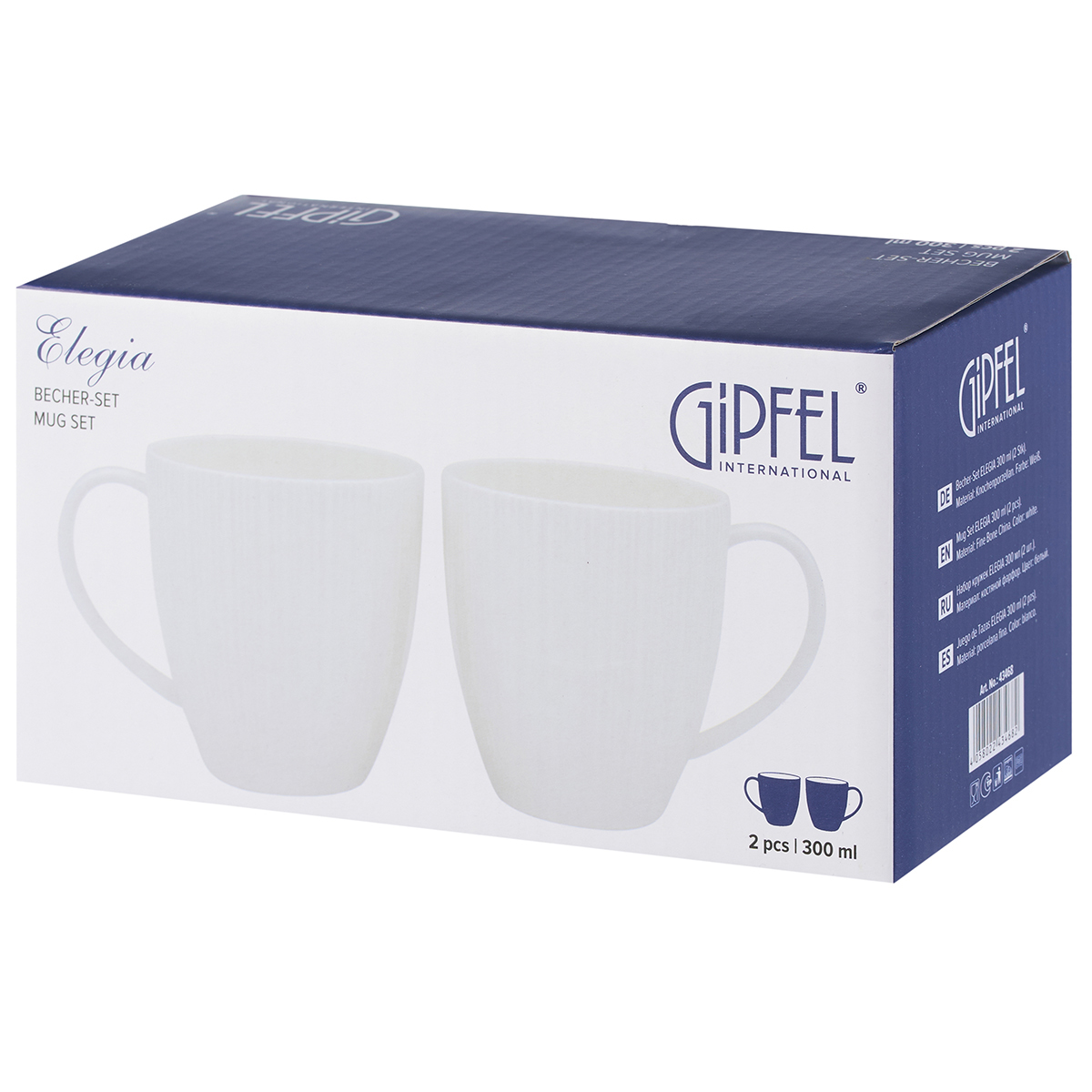 Набор кружек Gipfel Elegia 43468 300 мл фото