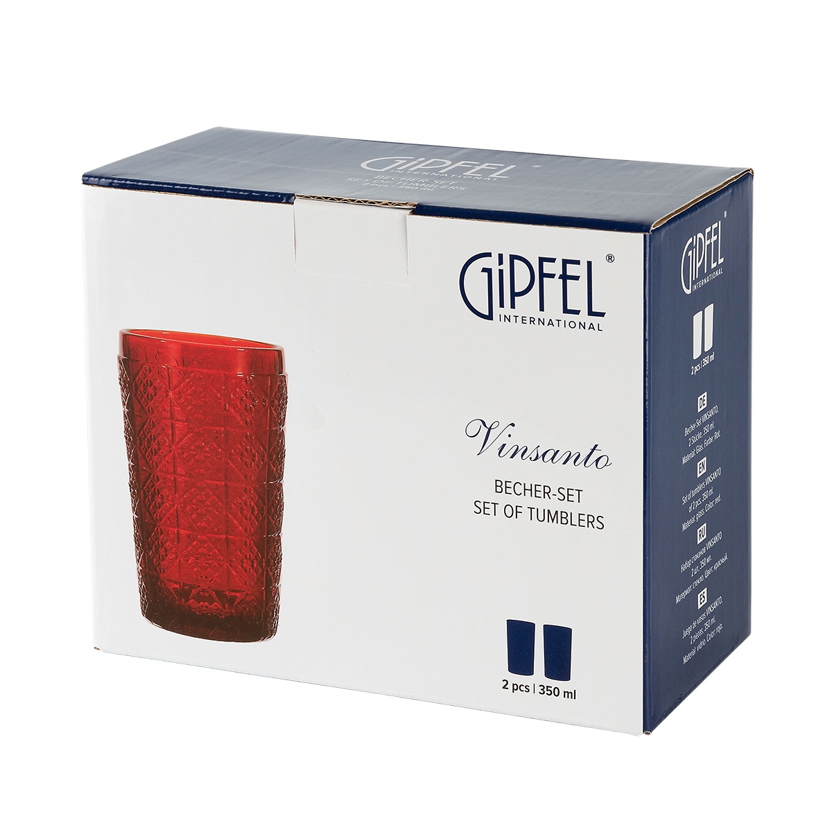 Набор стаканов Gipfel Vinsanto 51527 350 мл 2 предмета фото