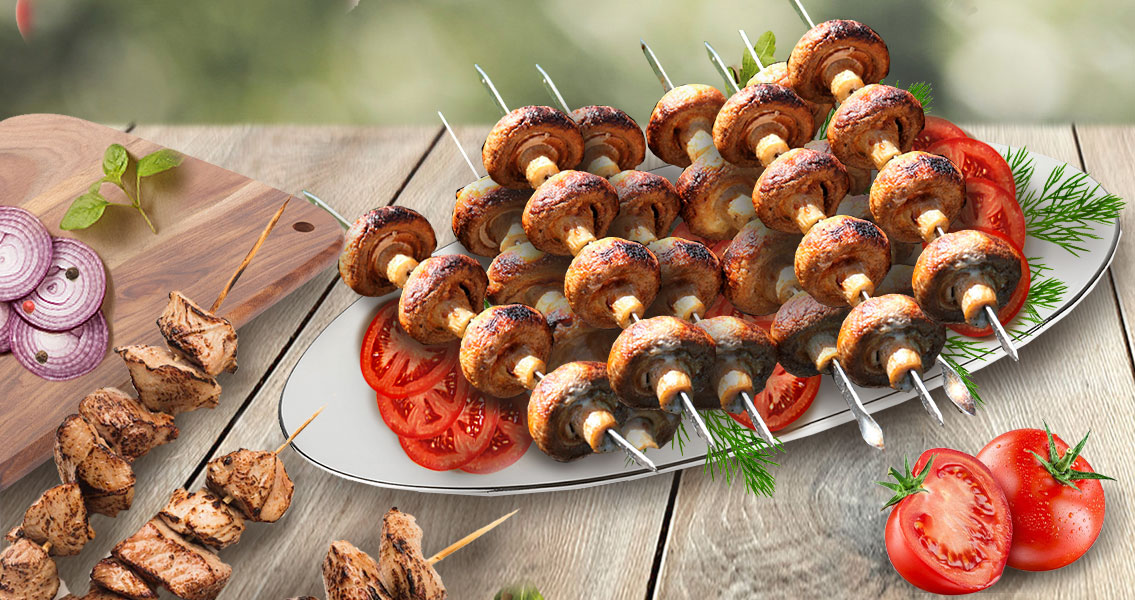 Маринад для шампиньонов на мангале