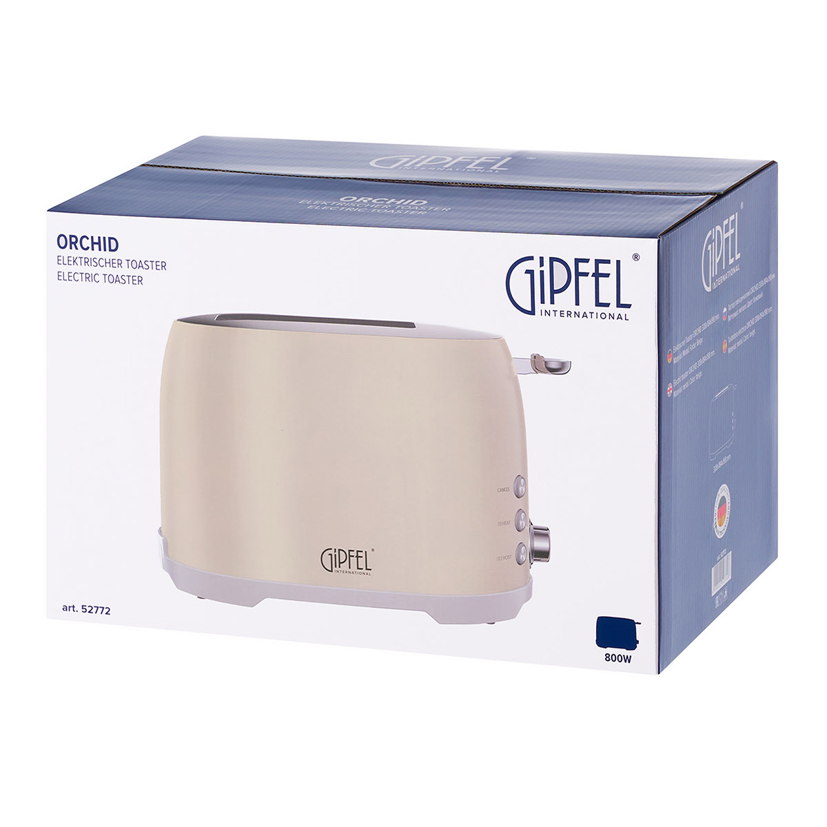 Тостер электрический Gipfel Orchid 52772 308х184х198 мм фото