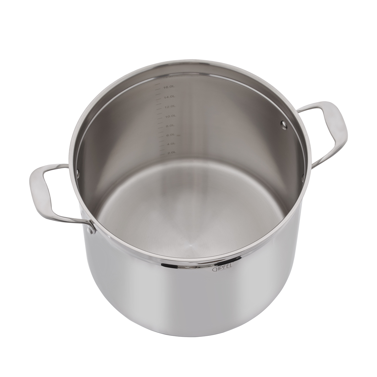 Кастрюля из нержавеющей стали Gipfel Grande 2407 32 см/20 л фото