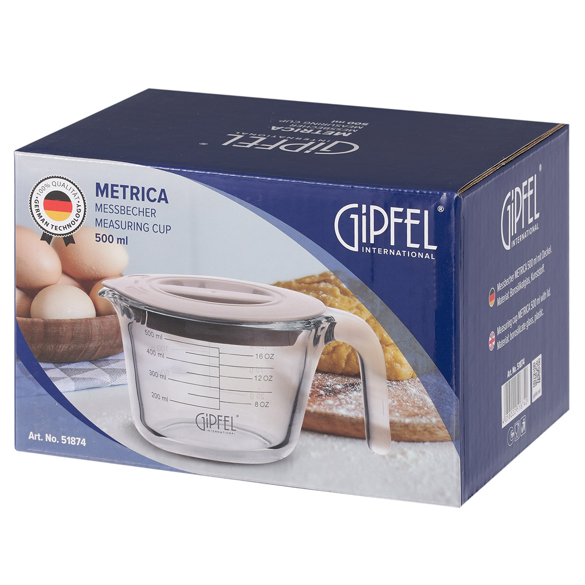 Стакан мерный Gipfel Metrica 51874 500 мл фото