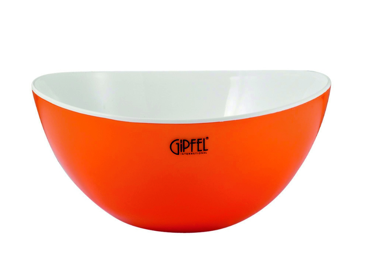 картинка 9403 GIPFEL Салатница с двойными стенками оранжевая от магазина Gipfel