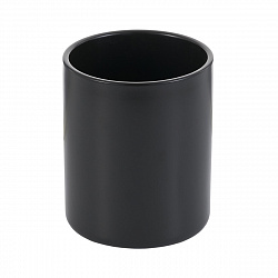 Керамический стакан Gipfel Matte Black 52824 13х16 см