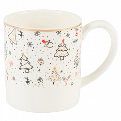 Фарфоровая кружка Gipfel Christmas 42942 350 мл