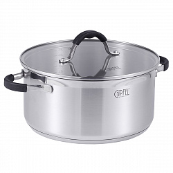 Кастрюля из нержавеющей стали Gipfel Metropole 1735 24 см/4,7 л